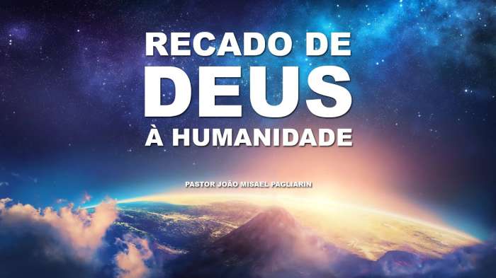 A Pandemia: Um Recado de Deus para a Humanidade